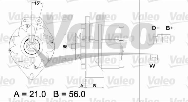 Valeo 436294 - Генератор unicars.by