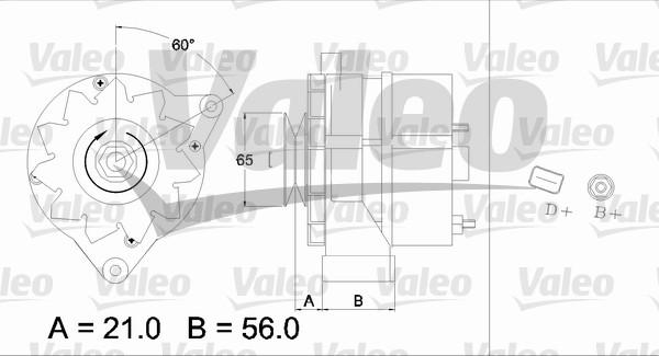 Valeo 436298 - Генератор unicars.by