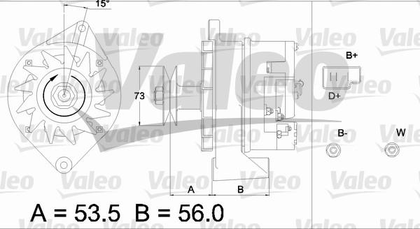 Valeo 436293 - Генератор unicars.by