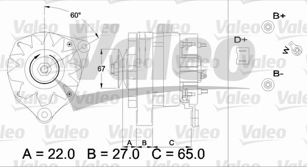 Valeo 436249 - Генератор unicars.by