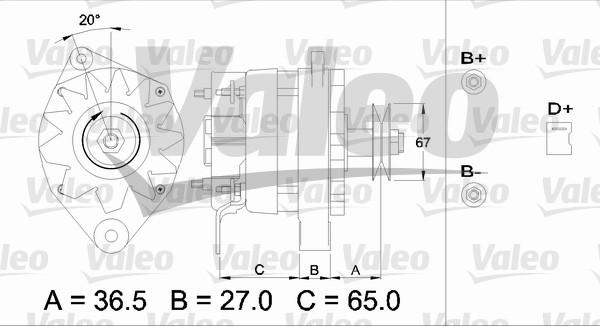 Valeo 436246 - Генератор unicars.by