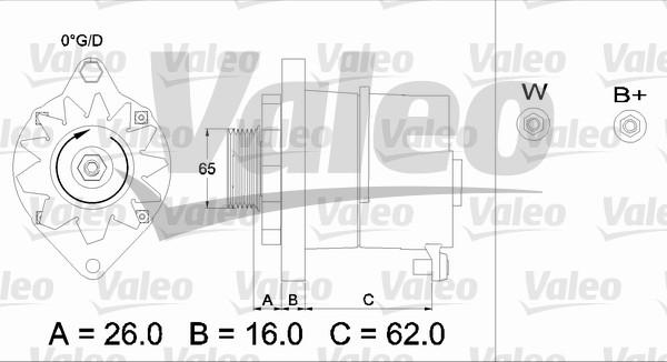 Valeo 436241 - Генератор unicars.by