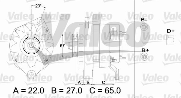 Valeo 436247 - Генератор unicars.by