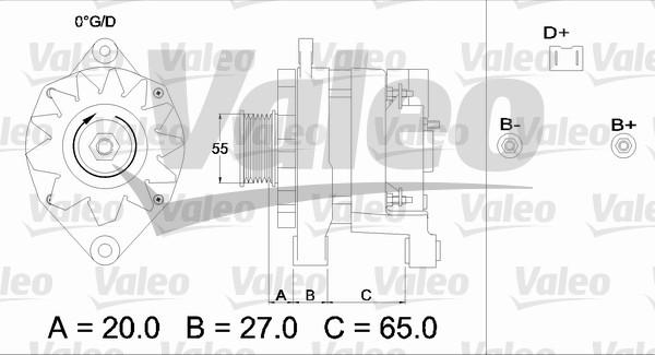 Valeo 436254 - Генератор unicars.by