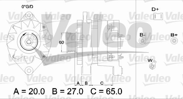 Valeo 436256 - Генератор unicars.by