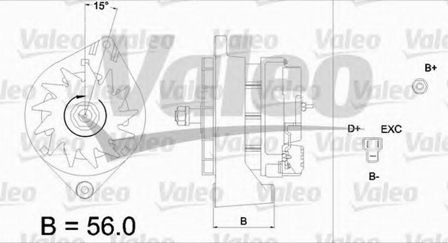 Valeo 436268 - Генератор unicars.by