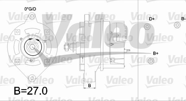 Valeo 436263 - Генератор unicars.by