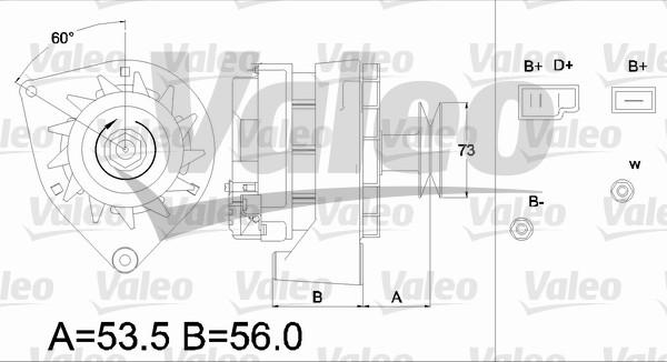 Valeo 436208 - Генератор unicars.by