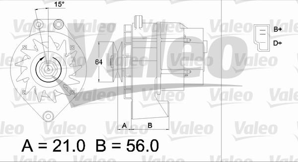 Valeo 436219 - Генератор unicars.by