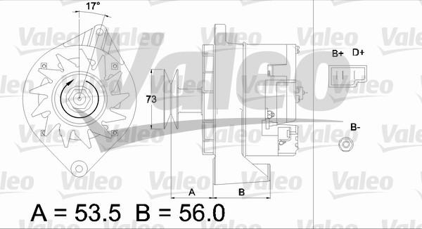 Valeo 436215 - Генератор unicars.by