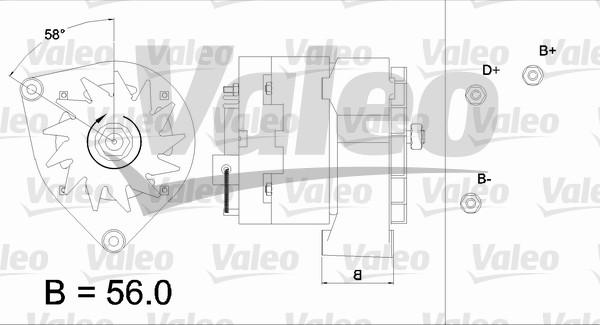 Valeo 436211 - Генератор unicars.by