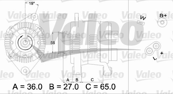 Valeo 436285 - Генератор unicars.by