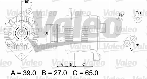 Valeo 436282 - Генератор unicars.by