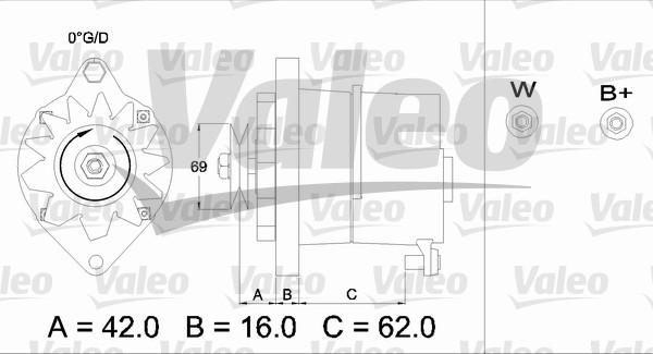 Valeo 436239 - Генератор unicars.by