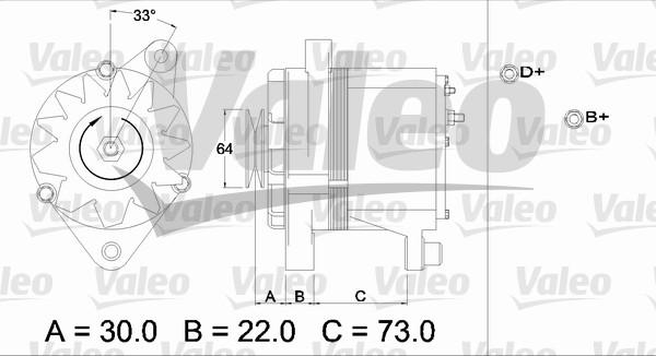 Valeo 436235 - Генератор unicars.by