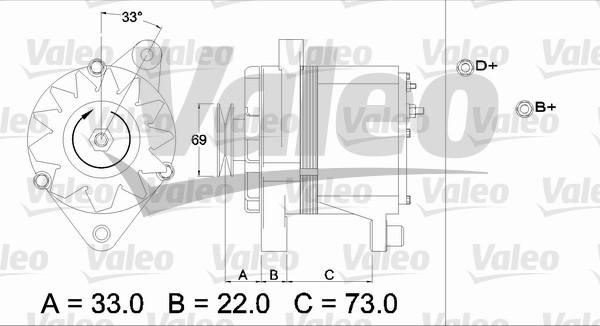 Valeo 436236 - Генератор unicars.by