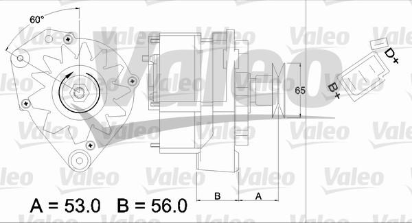 Valeo 436220 - Генератор unicars.by