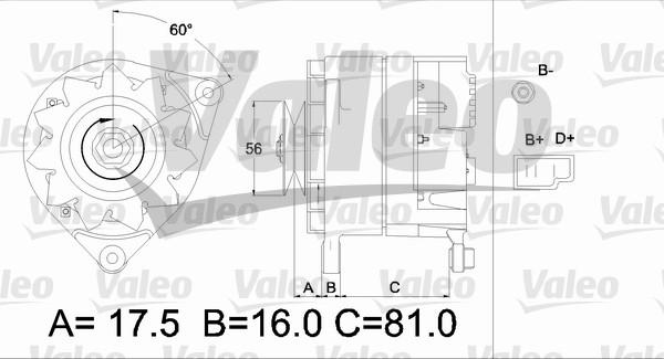 Valeo 436223 - Генератор unicars.by