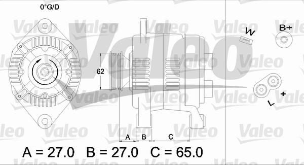 Valeo 436279 - Генератор unicars.by