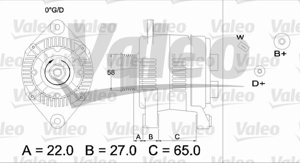 Valeo 436275 - Генератор unicars.by