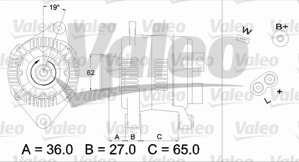 Valeo 436276 - Генератор unicars.by