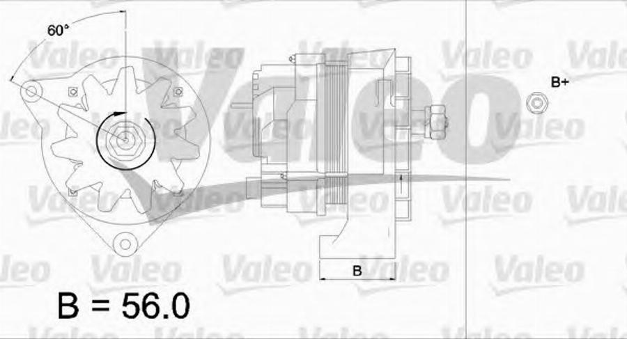 Valeo 436272 - Генератор unicars.by