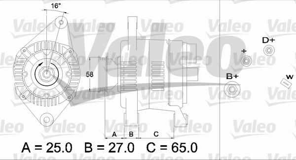 Valeo 436277 - Генератор unicars.by