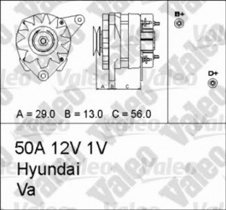 Valeo 436747 - Генератор unicars.by