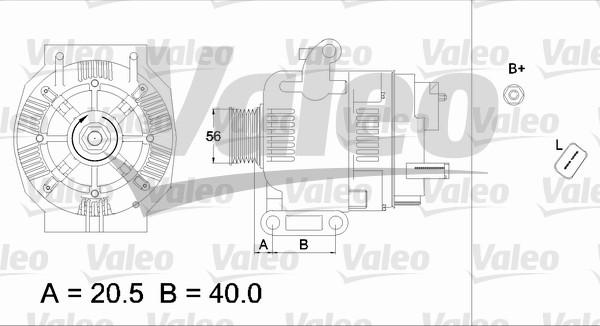 Valeo 436750 - Генератор unicars.by