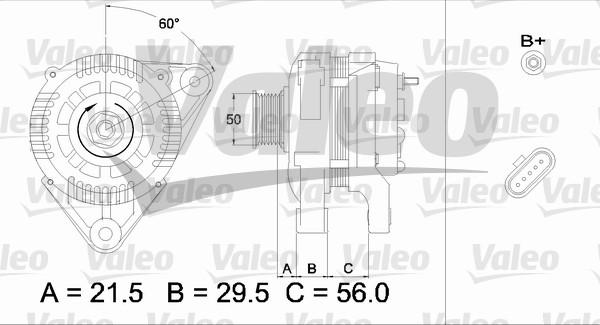 Valeo 436753 - Генератор unicars.by