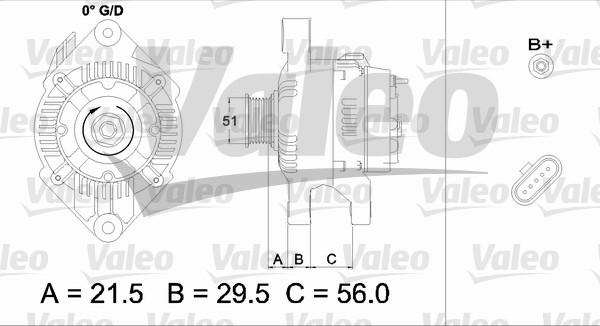 Valeo 436752 - Генератор unicars.by