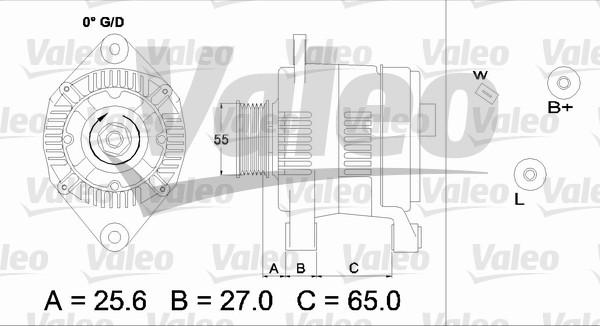 Valeo 436706 - Генератор unicars.by