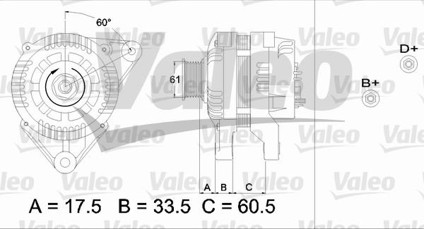 Valeo 436719 - Генератор unicars.by