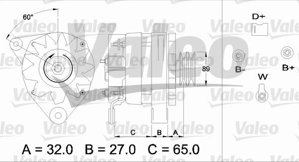 Valeo 436715 - Генератор unicars.by