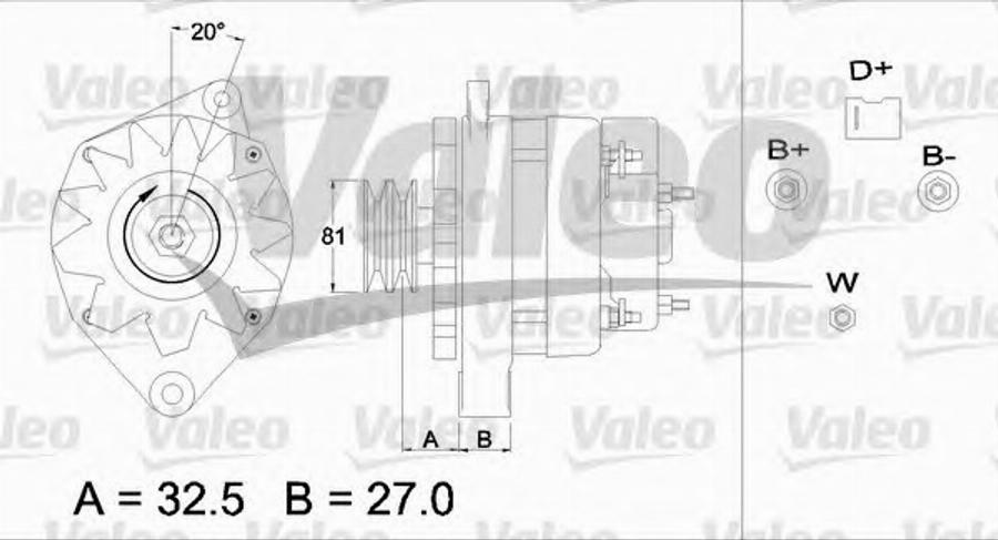 Valeo 436710 - Генератор unicars.by