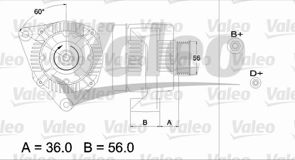 Valeo 436718 - Генератор unicars.by