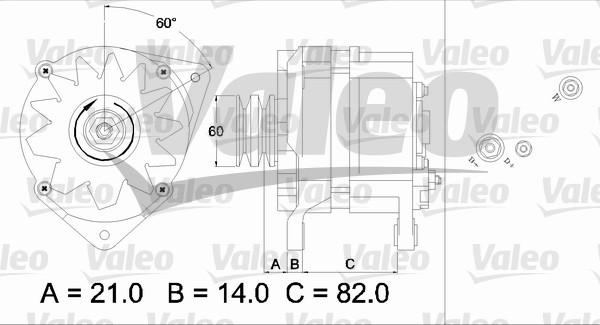 Valeo 436786 - Генератор unicars.by