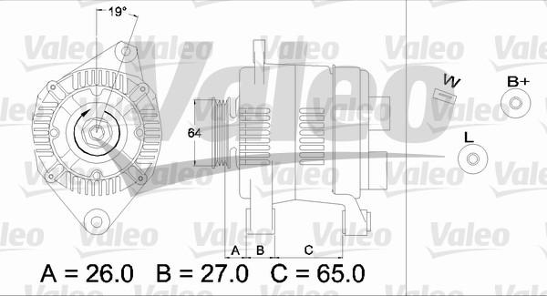 Valeo 436737 - Генератор unicars.by