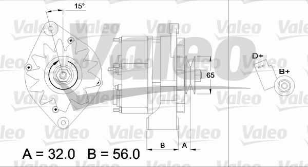 Valeo 436726 - Генератор unicars.by