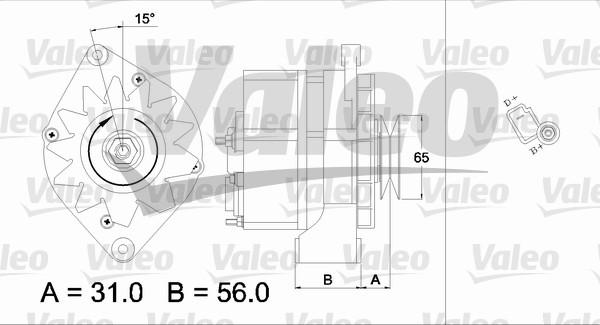 Valeo 436722 - Генератор unicars.by