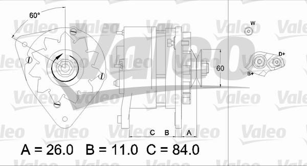 Valeo 436774 - Генератор unicars.by