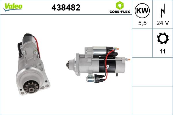 Valeo 438482 - Стартер unicars.by