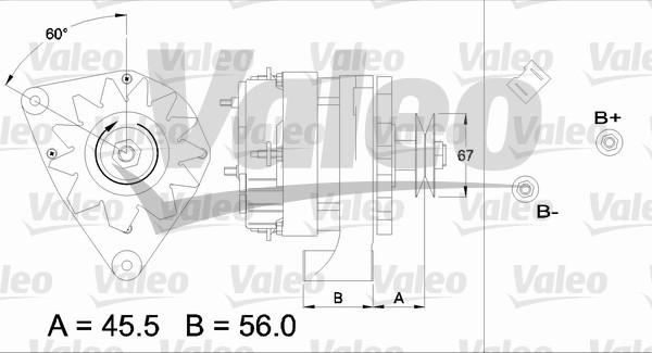 Valeo 433440 - Генератор unicars.by