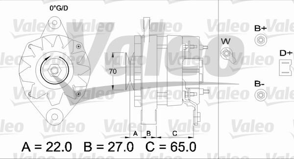 Valeo 433462 - Генератор unicars.by