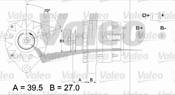 Valeo 433414 - Генератор unicars.by