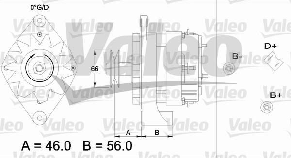 Valeo 433417 - Генератор unicars.by