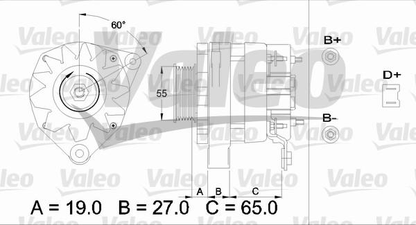 Valeo 433489 - Генератор unicars.by