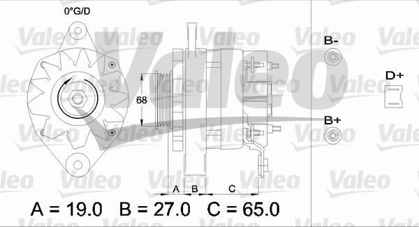 Valeo 433420 - Генератор unicars.by