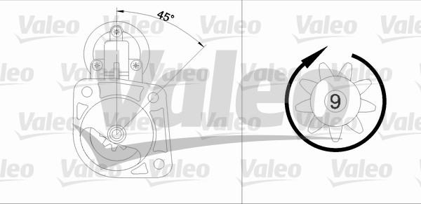 Valeo 433349 - Стартер unicars.by