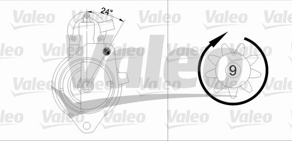 Valeo 433344 - Стартер unicars.by